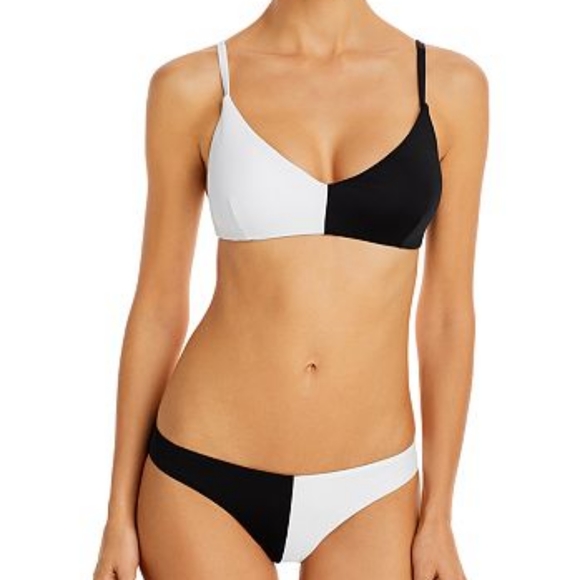 Aqua Swim Color Blocked Bikini Bottoms Size Large - Brand New - Picture 2 of 2